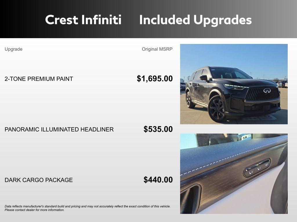 used 2026 INFINITI QX60 car, priced at $58,485