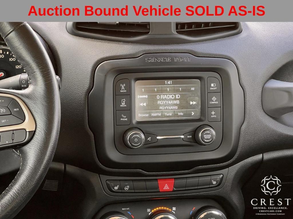 used 2016 Jeep Renegade car, priced at $9,999