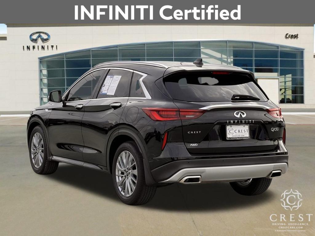 used 2025 INFINITI QX50 car, priced at $37,985