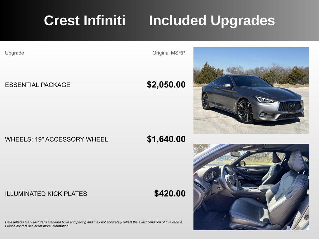 used 2022 INFINITI Q60 car, priced at $35,485