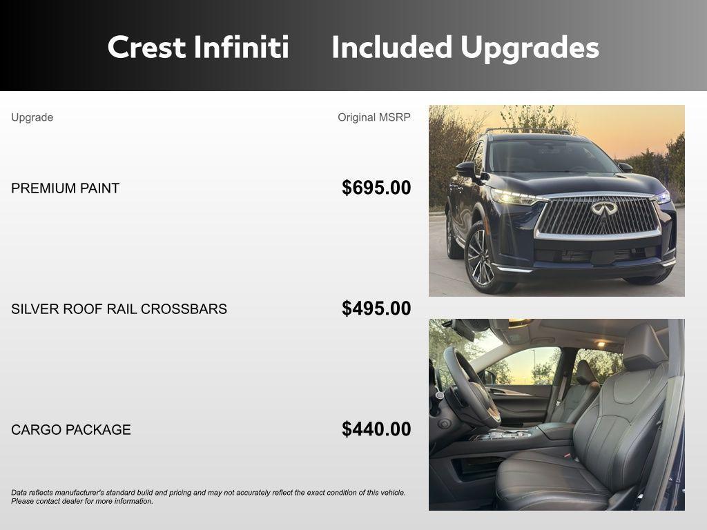 used 2026 INFINITI QX60 car, priced at $44,987