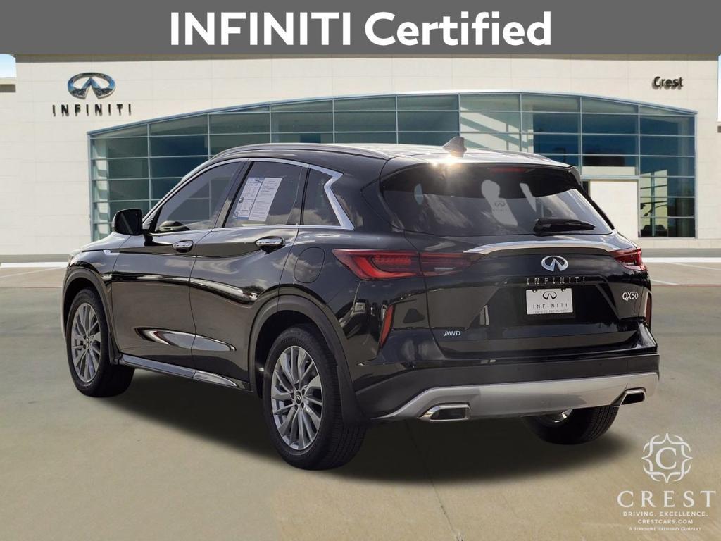 used 2025 INFINITI QX50 car, priced at $33,984