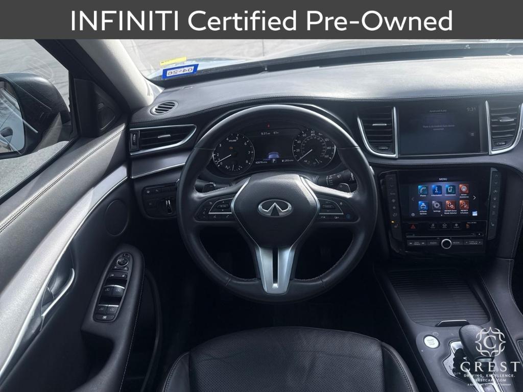 used 2022 INFINITI QX50 car, priced at $25,485