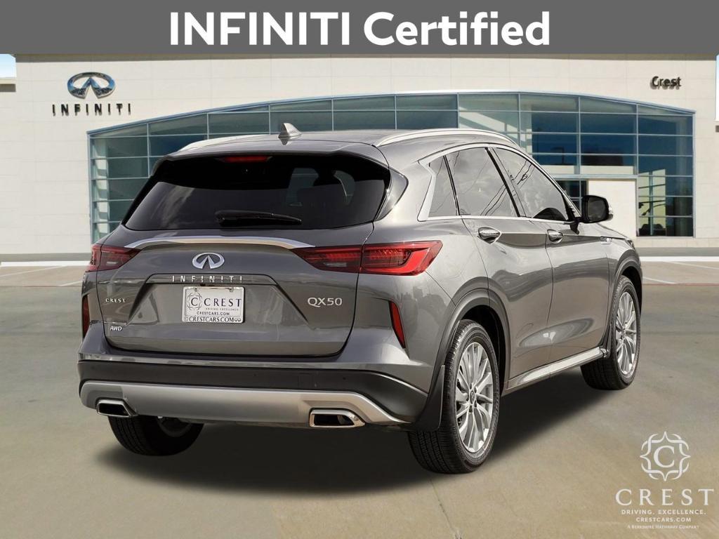 used 2025 INFINITI QX50 car, priced at $37,484
