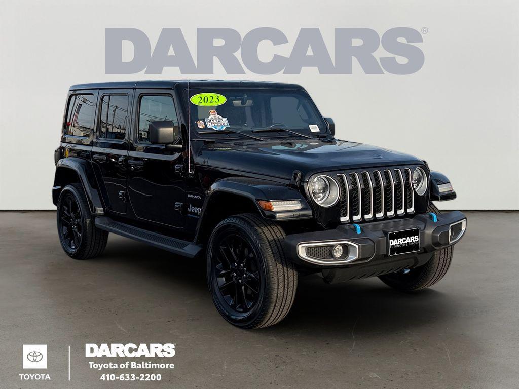 used 2023 Jeep Wrangler 4xe car, priced at $28,500