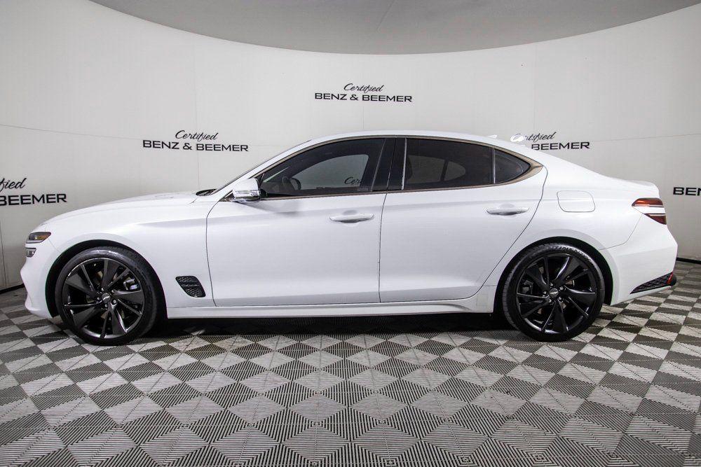 used 2022 Genesis G70 car, priced at $30,500