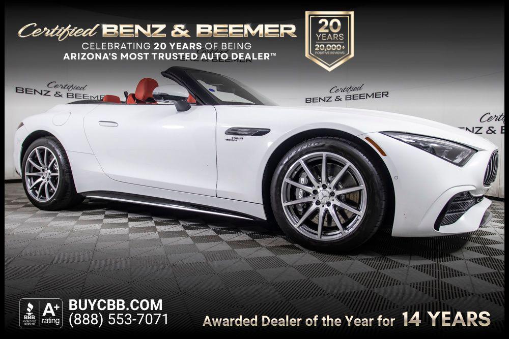 used 2023 Mercedes-Benz AMG SL 43 car, priced at $77,000