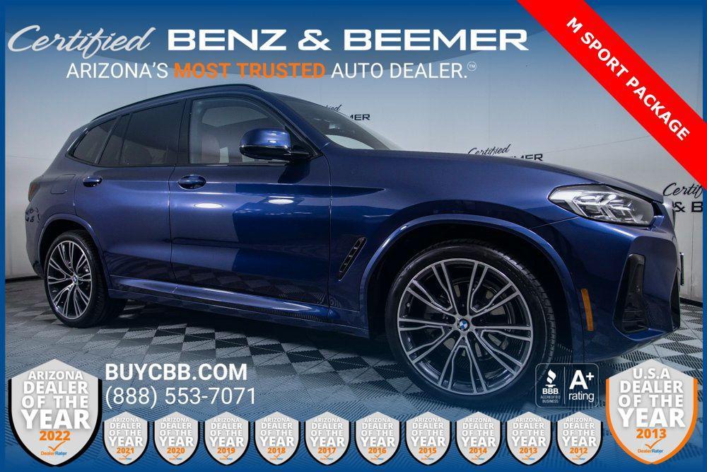 used 2022 BMW X3 car, priced at $33,300
