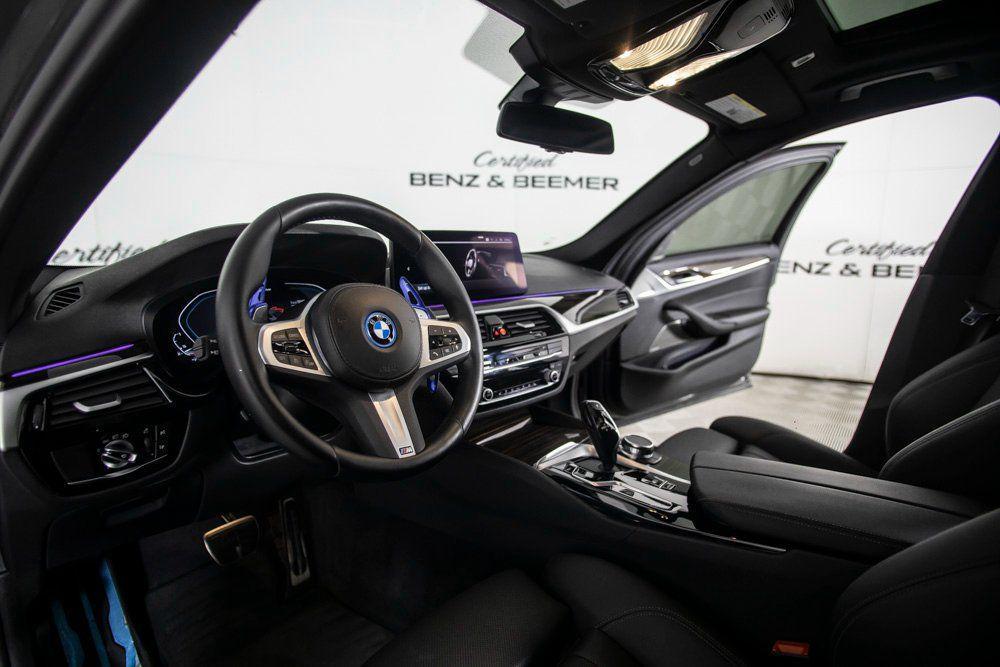 used 2022 BMW 530e car, priced at $27,000