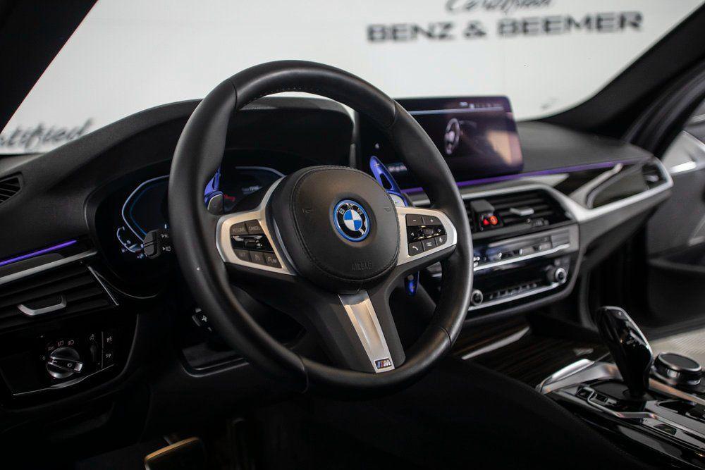used 2022 BMW 530e car, priced at $27,000