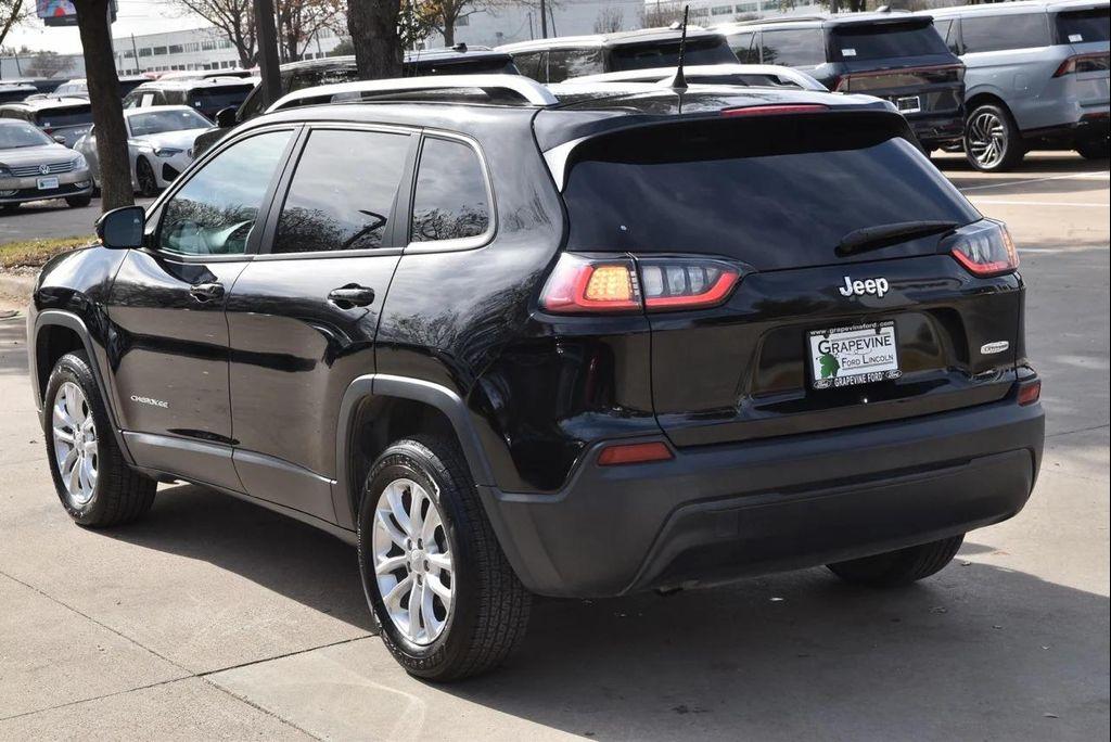 used 2021 Jeep Cherokee car, priced at $17,321