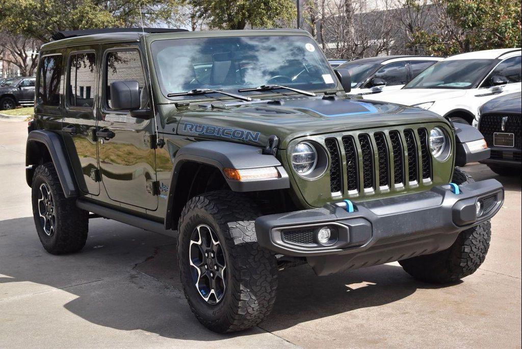 used 2022 Jeep Wrangler Unlimited 4xe car, priced at $27,444