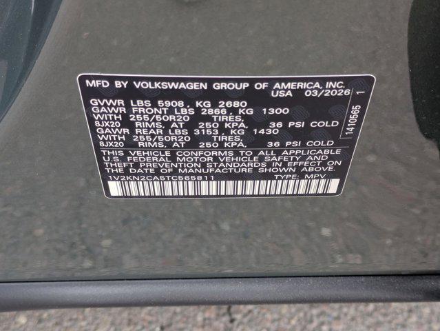 new 2026 Volkswagen Atlas car, priced at $44,951