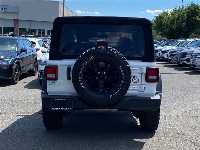 used 2021 Jeep Wrangler car, priced at $25,000