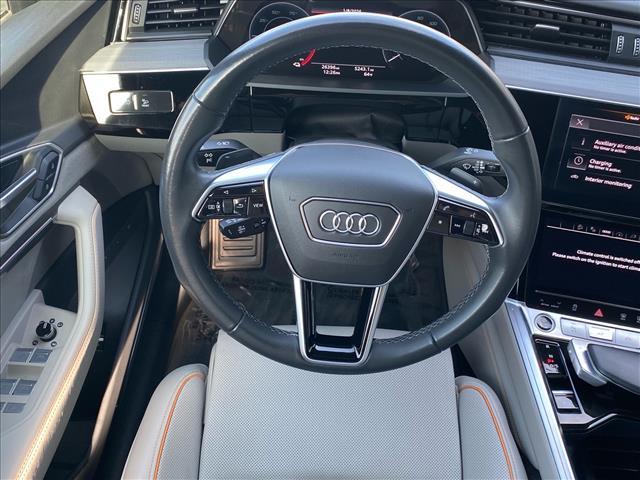 used 2024 Audi Q8 e-tron car, priced at $42,400