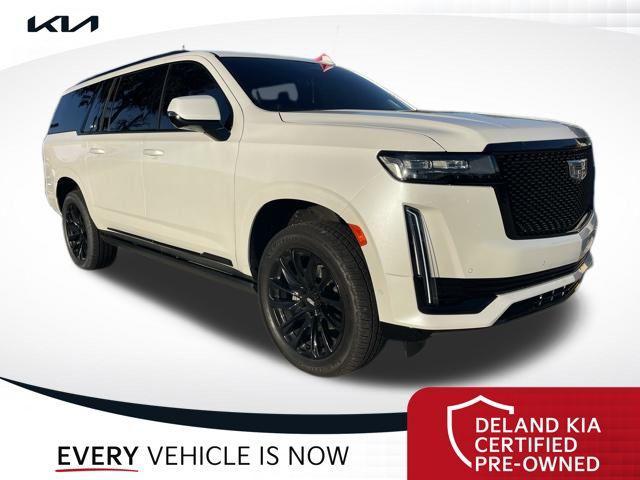 used 2023 Cadillac Escalade ESV car, priced at $74,590