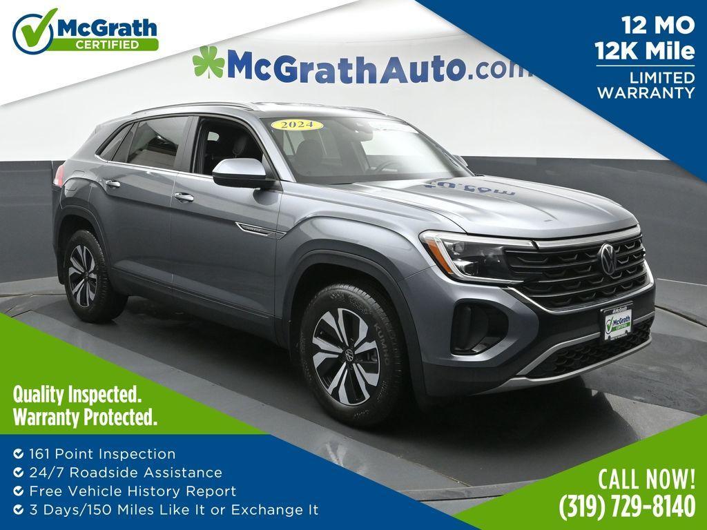 used 2024 Volkswagen Atlas Cross Sport car, priced at $31,380