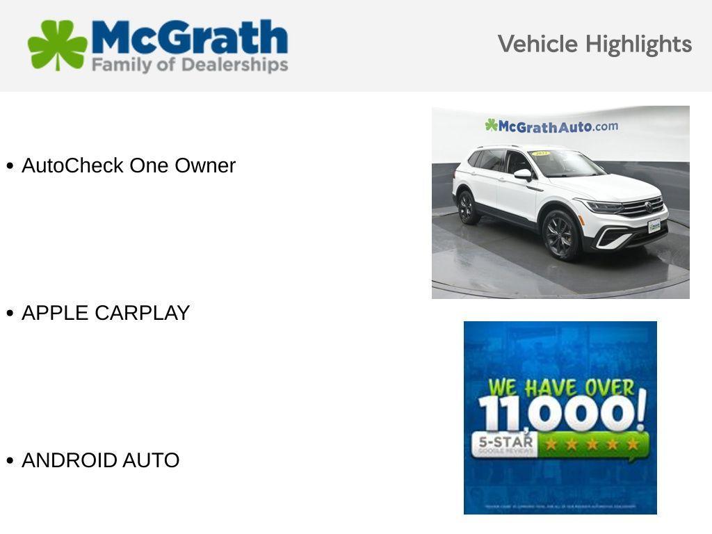 used 2022 Volkswagen Tiguan car, priced at $20,858