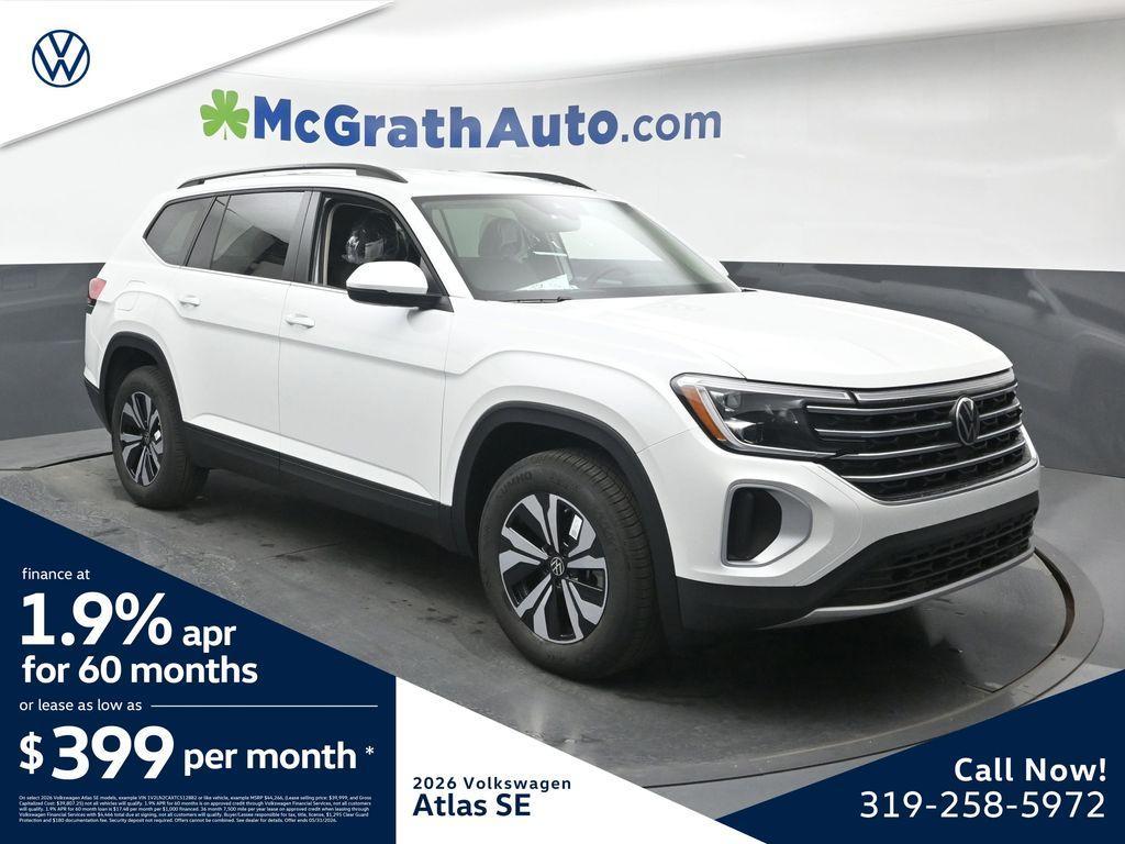 new 2026 Volkswagen Atlas car, priced at $40,862