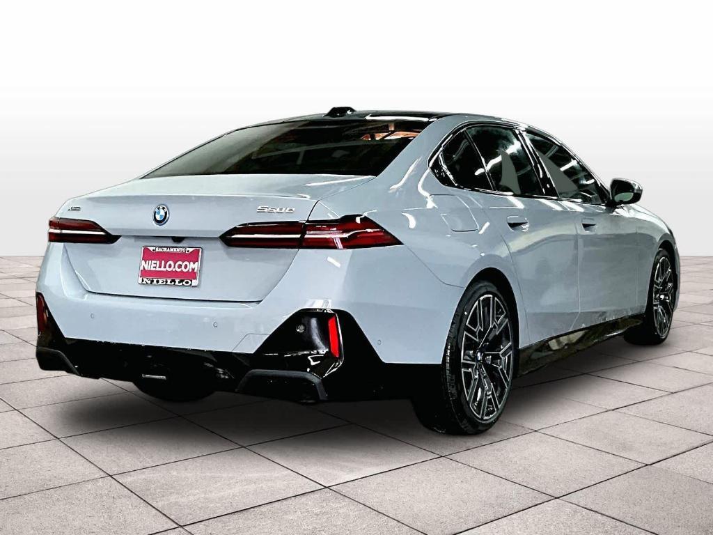 new 2026 BMW 550e car, priced at $85,050