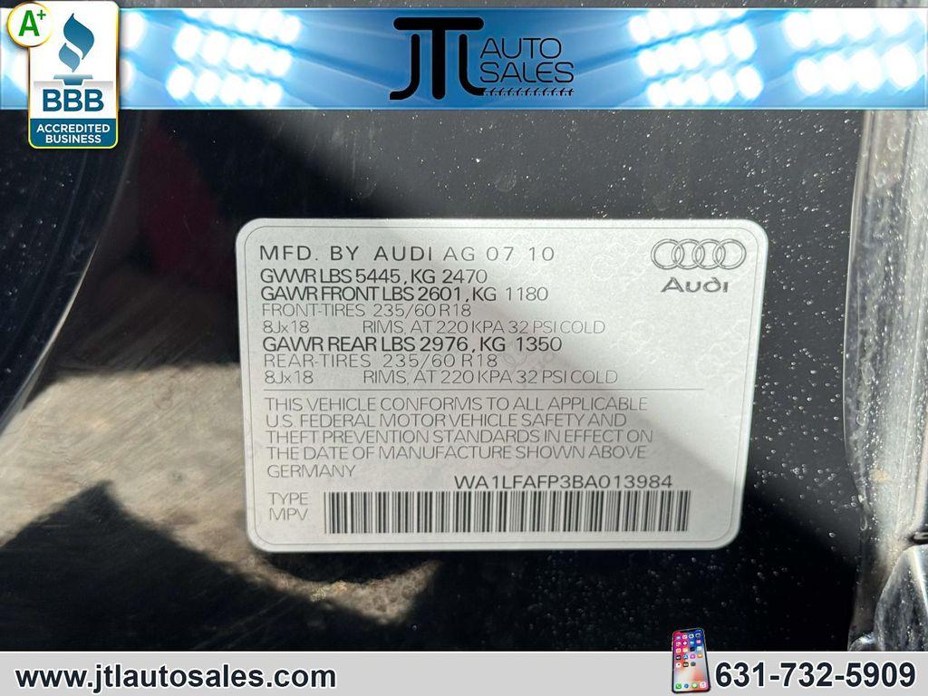 used 2011 Audi Q5 car, priced at $8,710