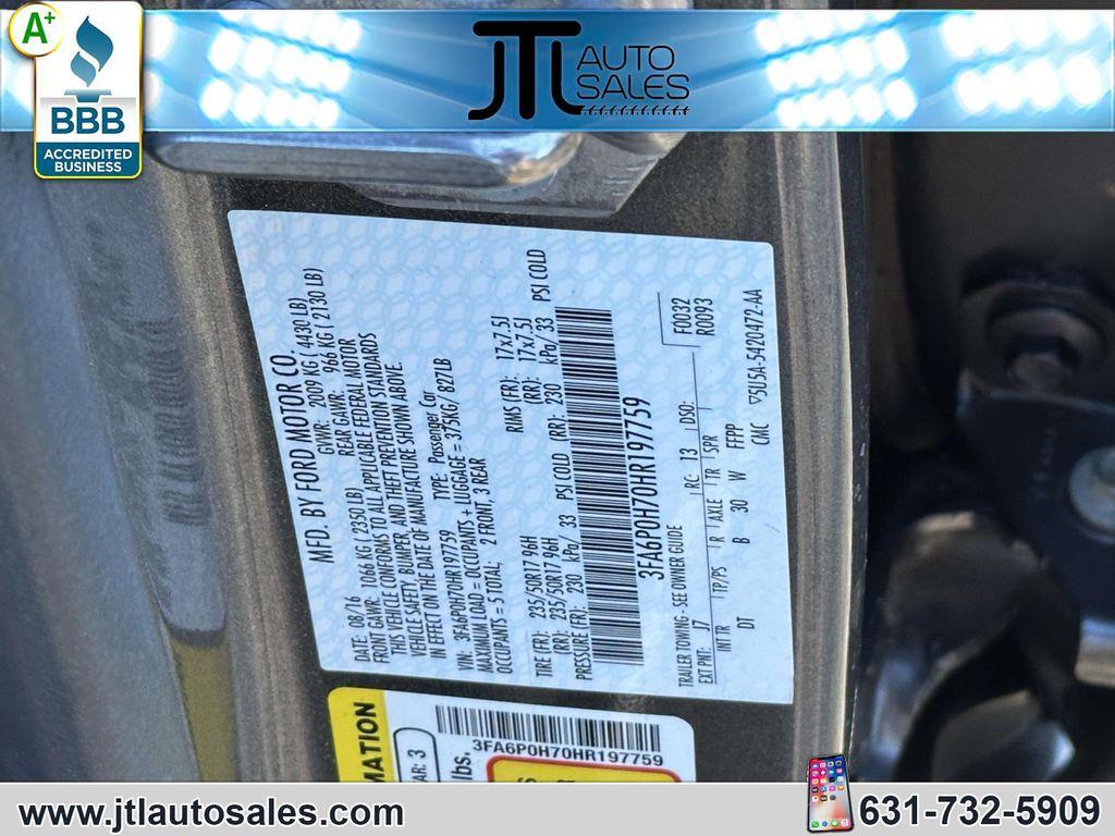 used 2017 Ford Fusion car, priced at $12,990