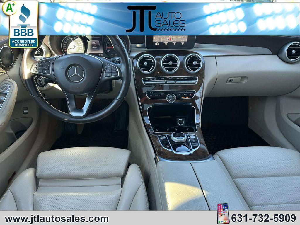 used 2017 Mercedes-Benz C-Class car, priced at $19,990