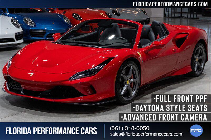 used 2021 Ferrari F8 Spider car, priced at $425,900