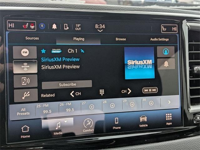 used 2024 Chrysler Pacifica car, priced at $29,100