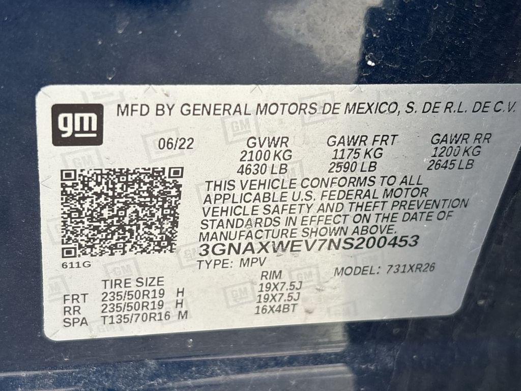 used 2022 Chevrolet Equinox car, priced at $23,478