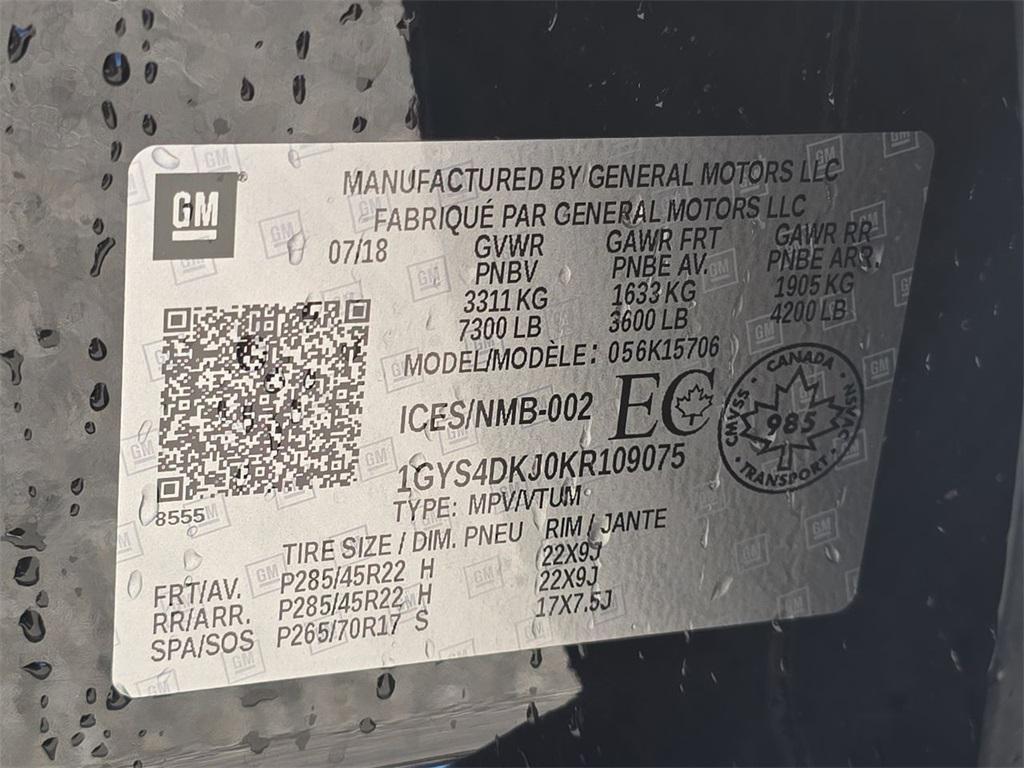 used 2019 Cadillac Escalade car, priced at $32,938