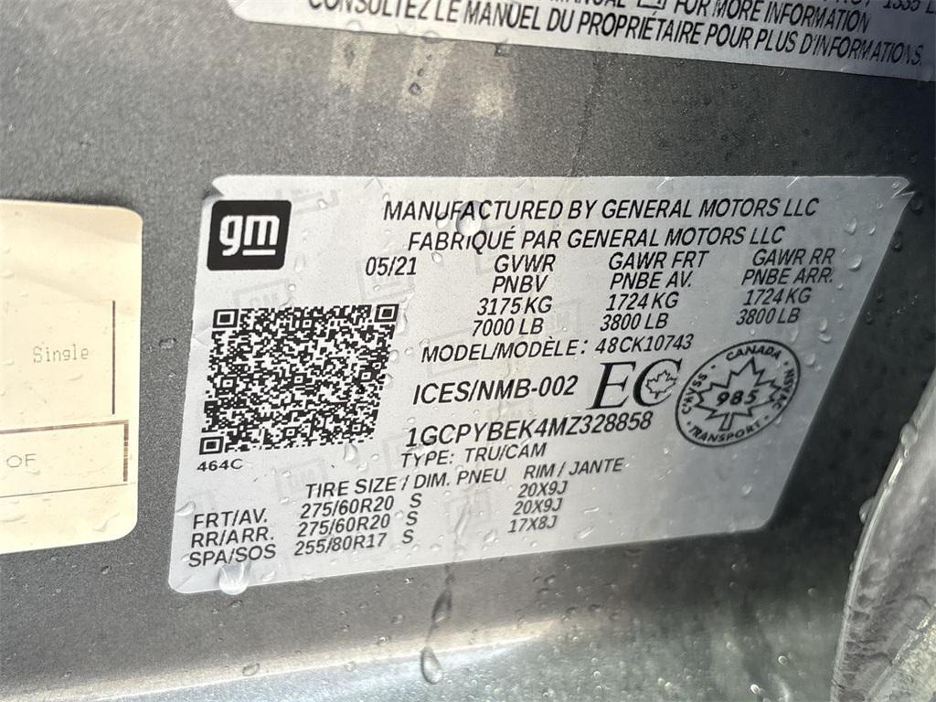 used 2021 Chevrolet Silverado 1500 car, priced at $27,752