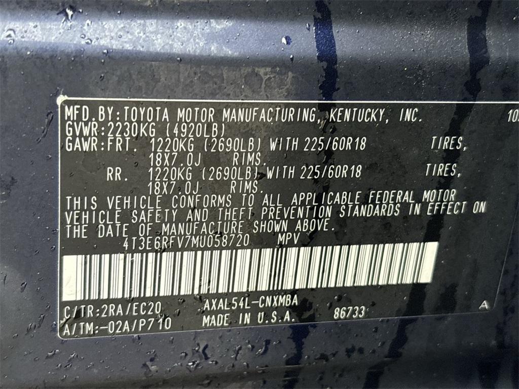 used 2021 Toyota RAV4 Hybrid car, priced at $30,910