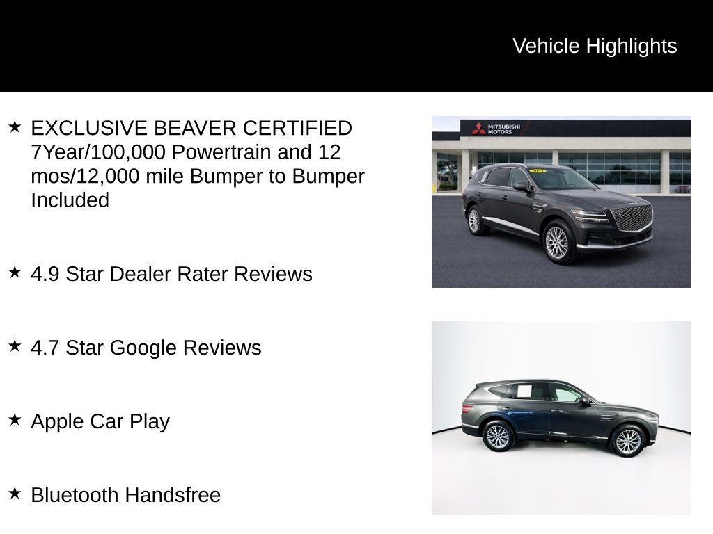 used 2024 Genesis GV80 car, priced at $45,613
