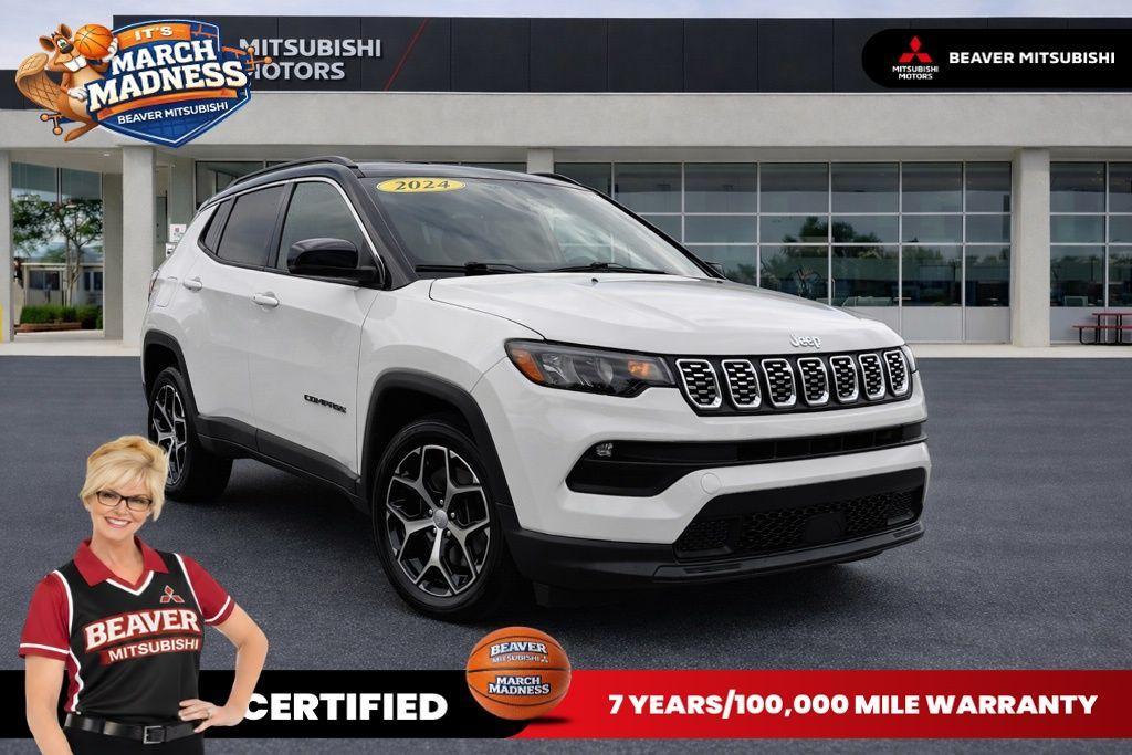 used 2024 Jeep Compass car, priced at $21,200