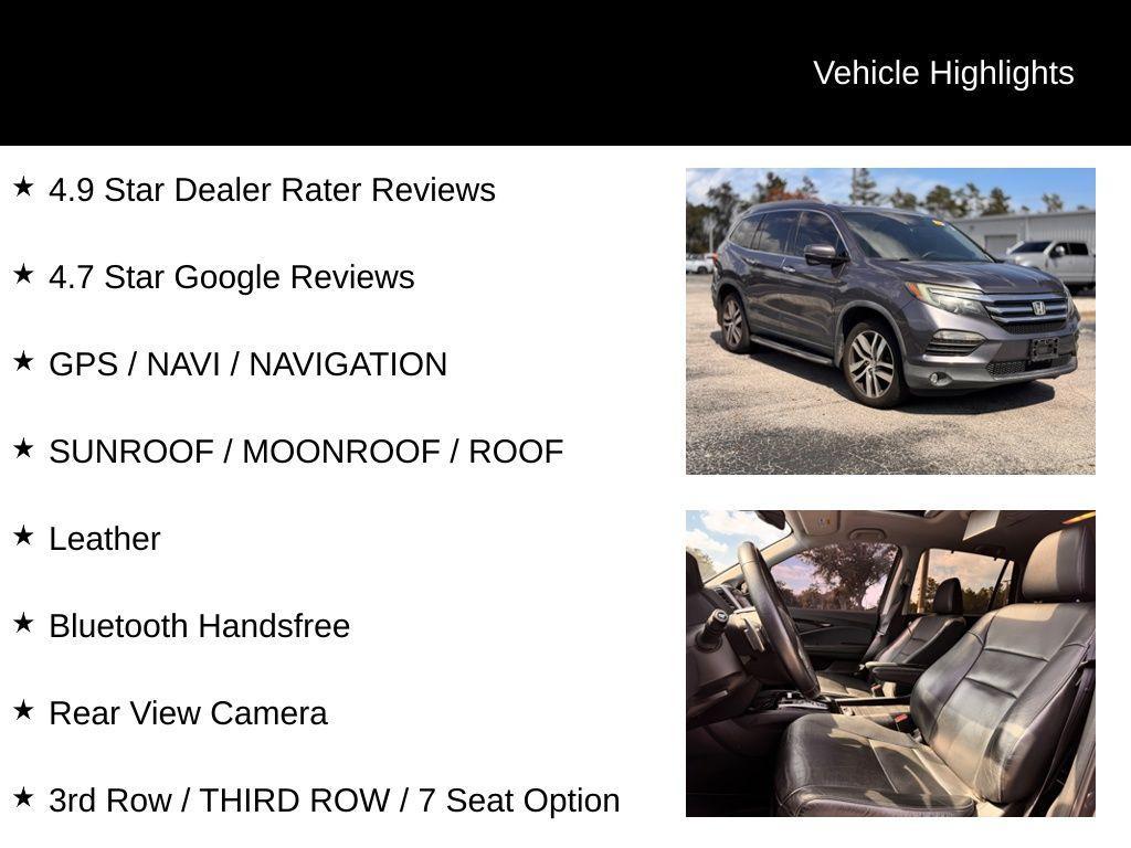 used 2016 Honda Pilot car, priced at $13,400