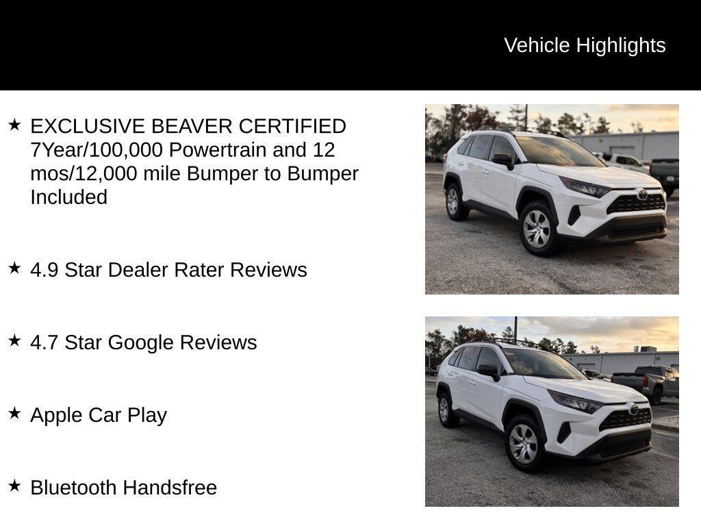 used 2021 Toyota RAV4 car, priced at $22,100