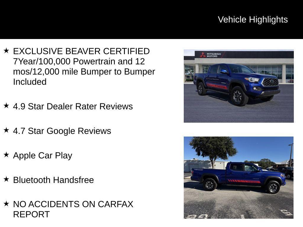 used 2022 Toyota Tacoma car, priced at $35,000