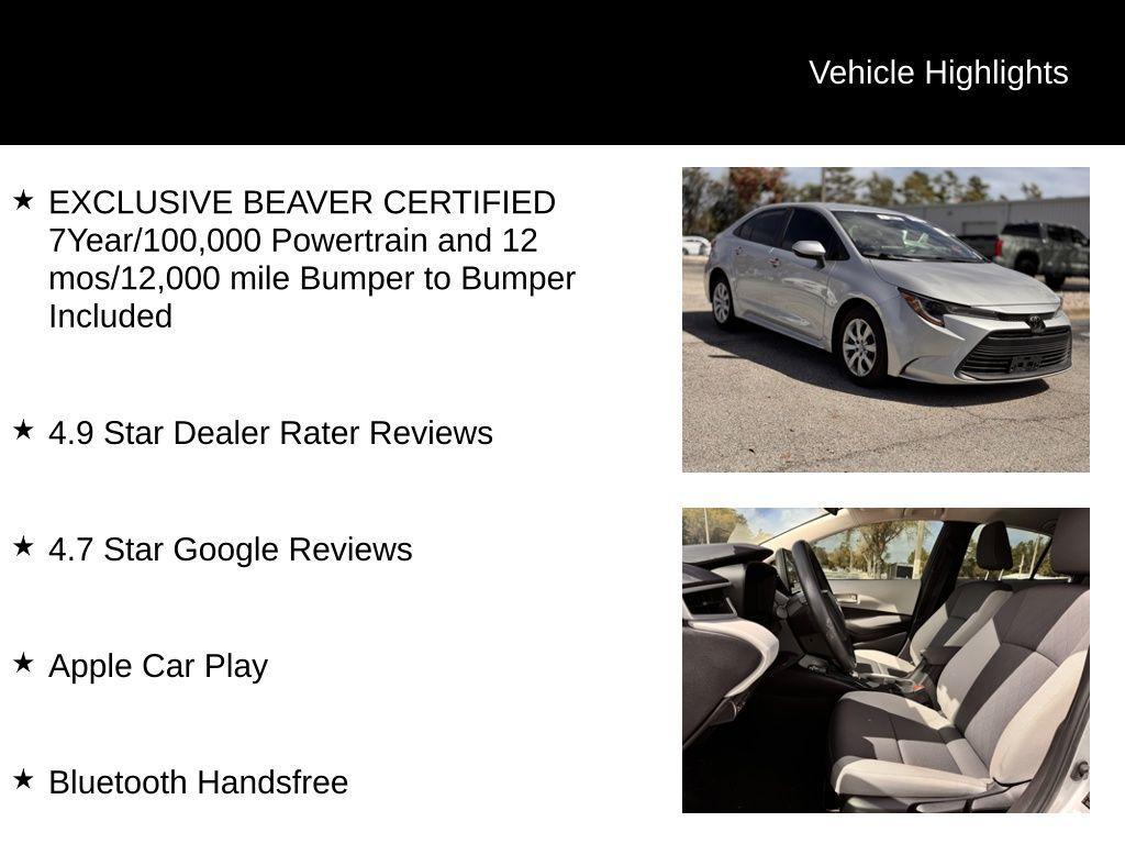 used 2025 Toyota Corolla car, priced at $20,600