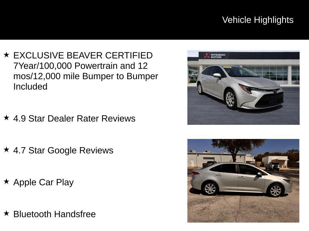 used 2025 Toyota Corolla car, priced at $20,200