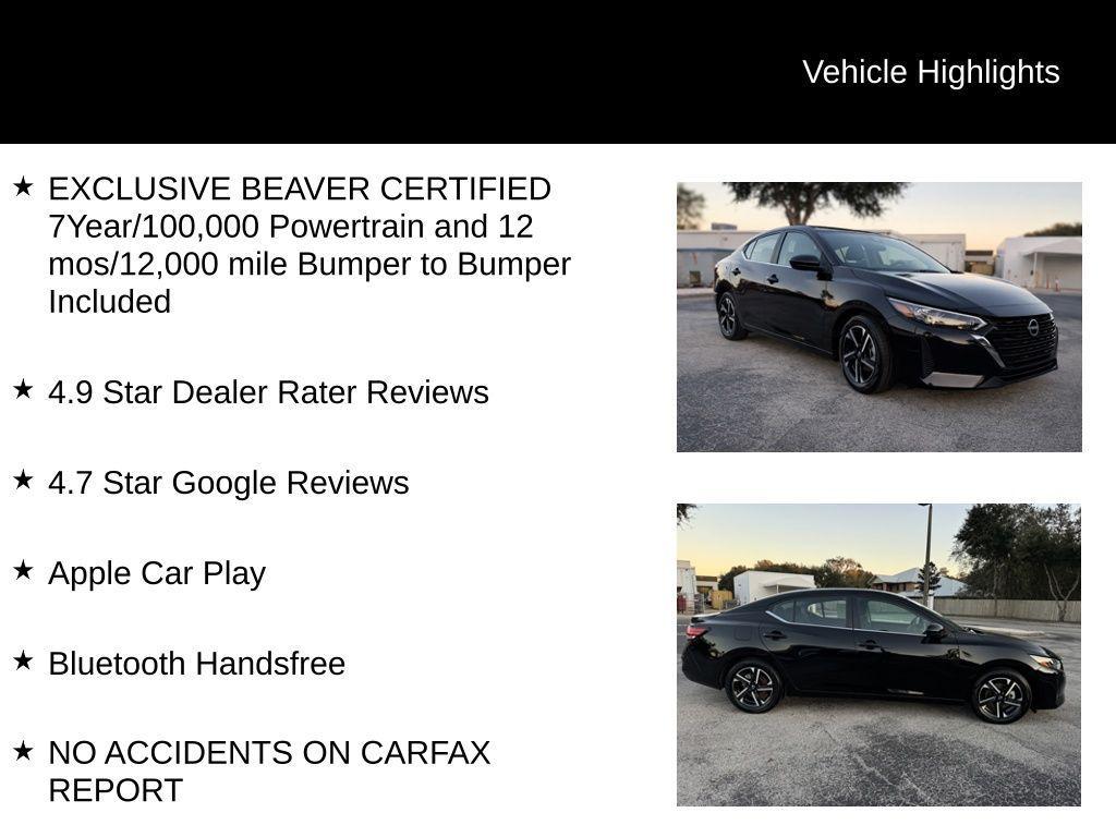used 2024 Nissan Sentra car, priced at $16,700
