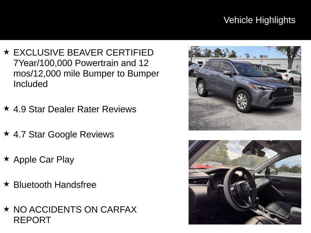 used 2024 Toyota Corolla Cross car, priced at $29,613