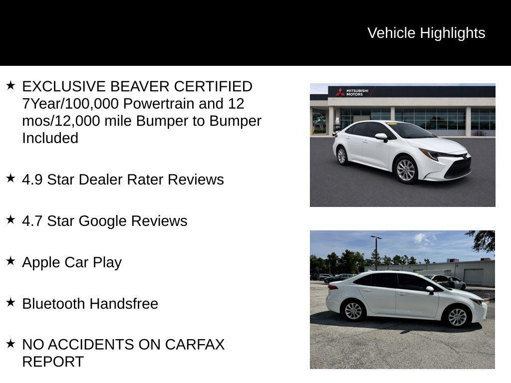 used 2022 Toyota Corolla car, priced at $23,413