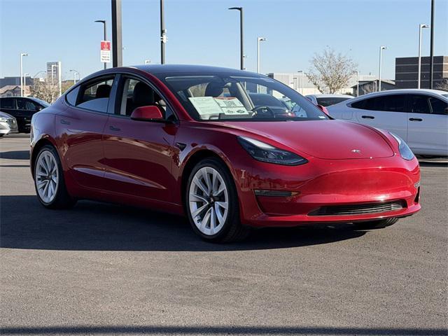 used 2021 Tesla Model 3 car, priced at $22,444