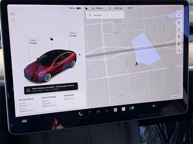 used 2021 Tesla Model 3 car, priced at $22,444