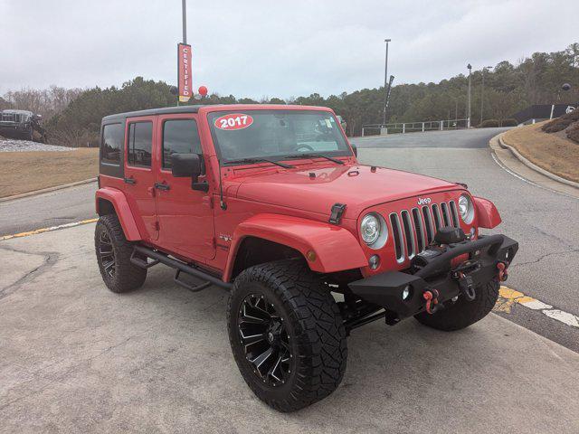 used 2017 Jeep Wrangler Unlimited car, priced at $24,990