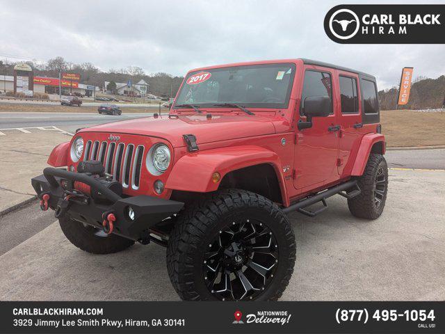 used 2017 Jeep Wrangler Unlimited car, priced at $24,990
