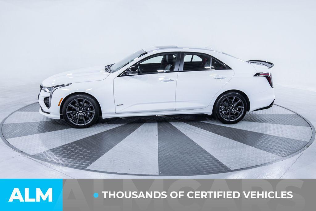 used 2024 Cadillac CT4-V car, priced at $49,470