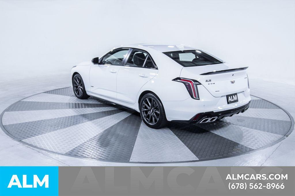 used 2024 Cadillac CT4-V car, priced at $49,470