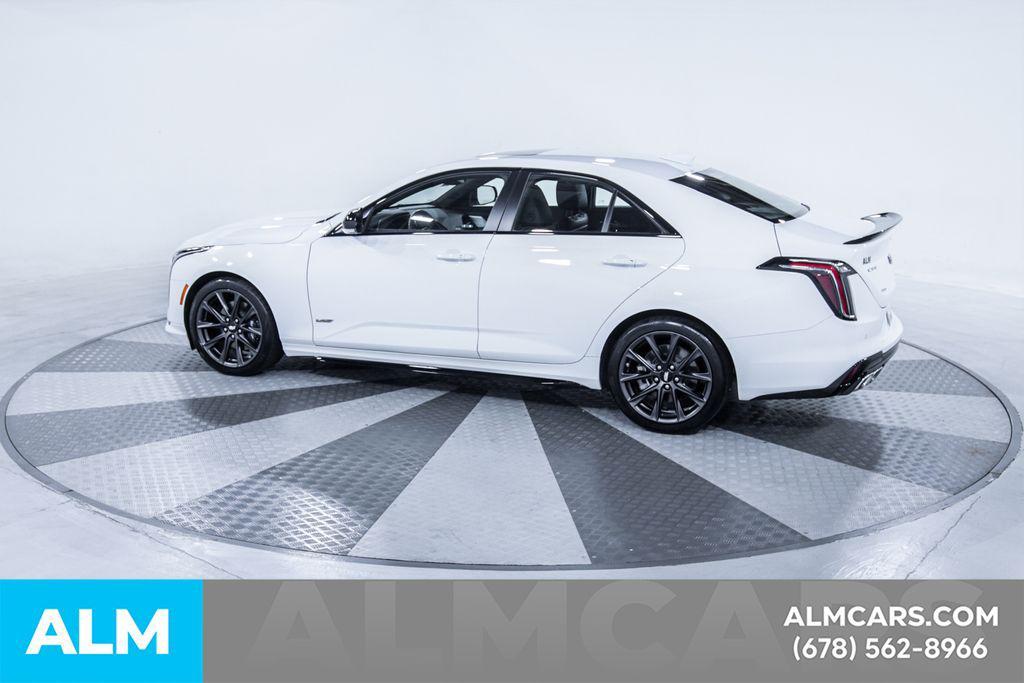 used 2024 Cadillac CT4-V car, priced at $49,470